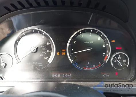 2013 BMW 740Li from USA, damaged, VIN WBAYE4C59DDW22837